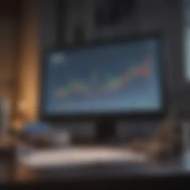 Analyzing Budgeting Graphs for Insights Person analyzing budgeting graphs