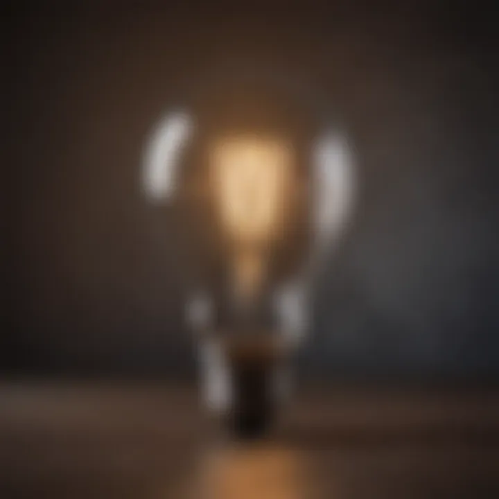 Illustration of a light bulb representing financial optimization