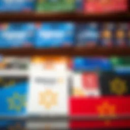 Selection of Walmart gift cards displaying various designs