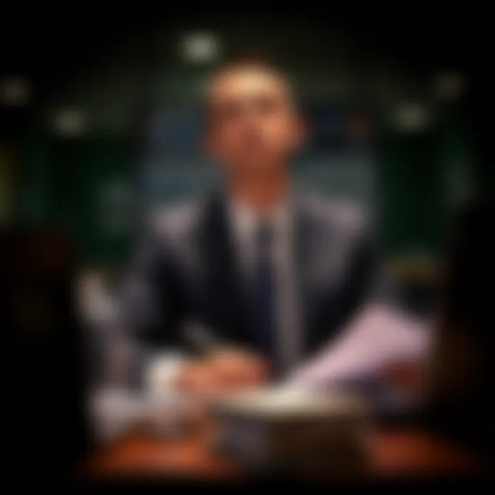 A strategist analyzing government contracts