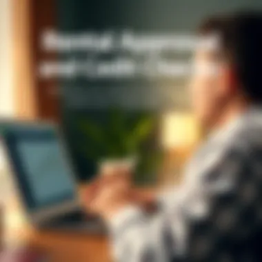 Rental Approval and Credit Checks An infographic showing the rental approval process and credit check importance