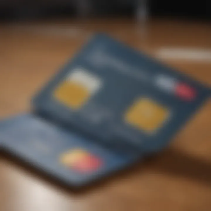 Conceptual image illustrating responsible credit card management