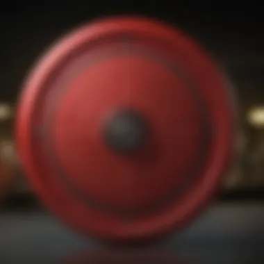 Sleek Target Red Circle App Design Sleek Target Red Circle App Design