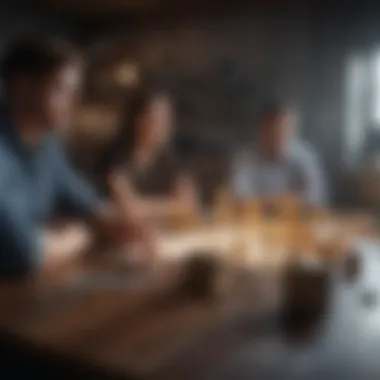 Innovative Business Strategies A dynamic team brainstorming innovative business ideas