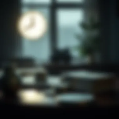 Concept of timely payments represented creatively