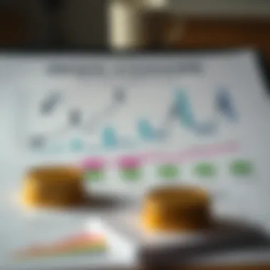 Diverse online income sources illustrated on a chart