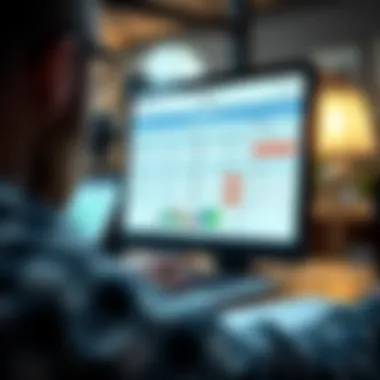 User-Friendly Tax Software Interface Visual representation of tax software interface showcasing user-friendly features