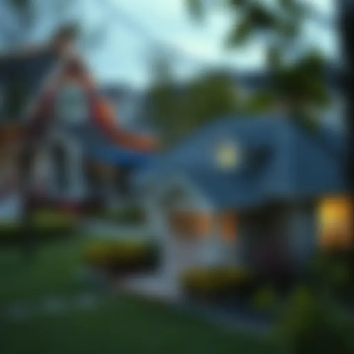 Visual representation of the housing market dynamics influenced by lower mortgage rates