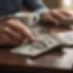 Visual representation of financial management on digital platforms