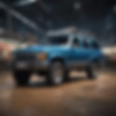 Graph depicting market trends for vintage SUVs including Jeep Grand Cherokee