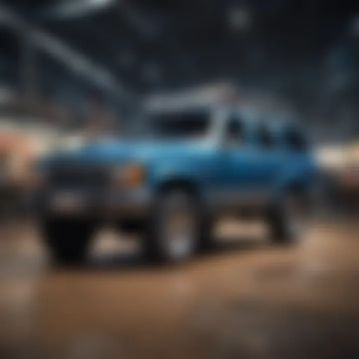 Graph depicting market trends for vintage SUVs including Jeep Grand Cherokee