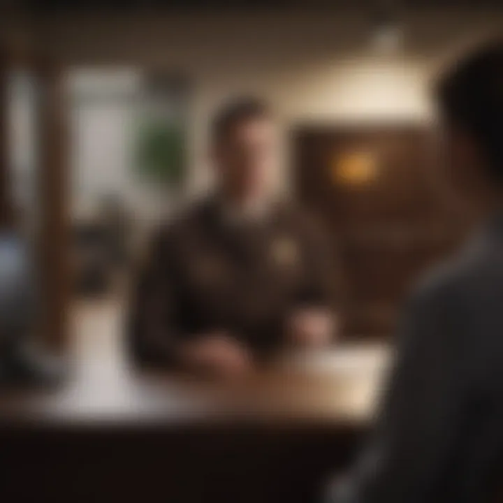 A virtual interview setting showcasing a candidate engaging with a UPS recruiter.