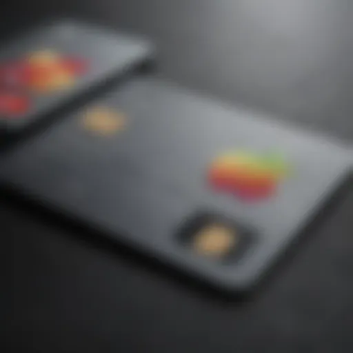 Visual representation of the Apple Credit Card logo with interest rates highlighted