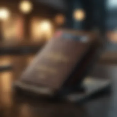 Conceptual Visualization of Virtual Wallet Technology Conceptual visualization of virtual wallet technology