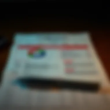 Credit Score Insights An illustration of a credit score report with key indicators highlighted