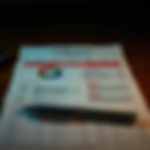 Credit Score Insights An illustration of a credit score report with key indicators highlighted