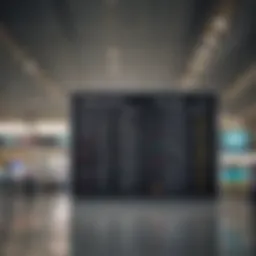 An airport departure board showing flight delays