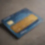 A visual representation of a credit card with cash